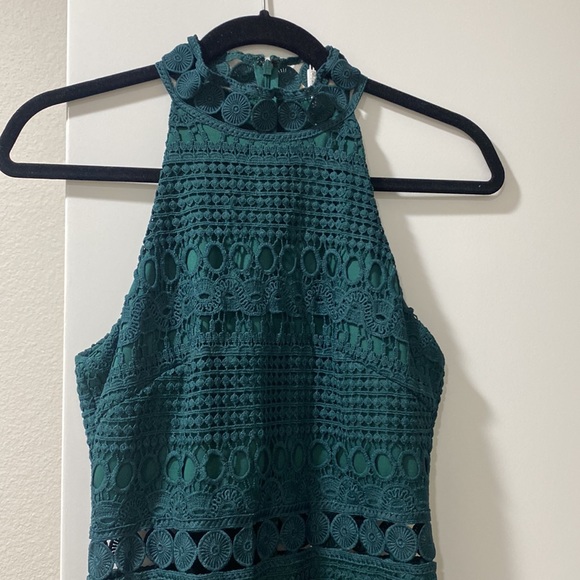Emerald lace MIDI dress (Australian Label) - Picture 2 of 3